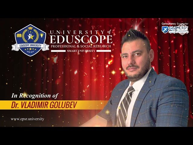 Honoring Dr. Vladimir Golubev